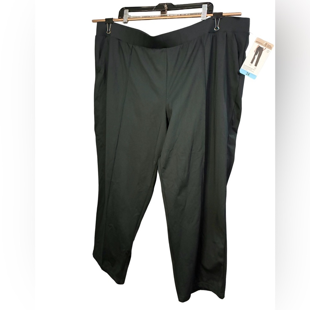 Mondetta Women's Straight-Leg Pants in Black - Picture 4 of 5